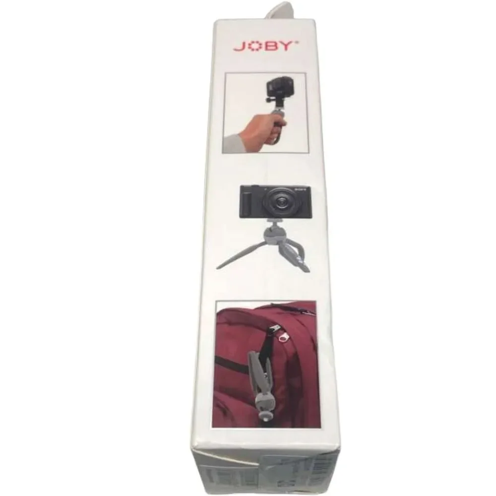 JOBY HandyPod Clip Tripod Phone Mount Foldable Tabletop Grey Vlogging Camera